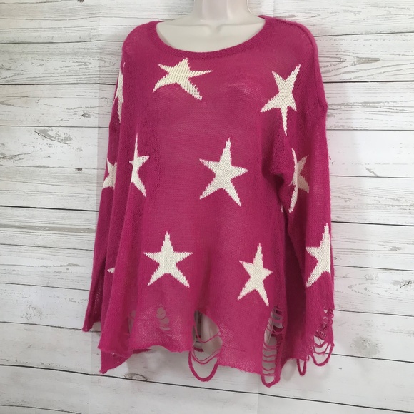 Wildfox Couture Seeing Starts Lennon Sweater Sz XS - Picture 2 of 6